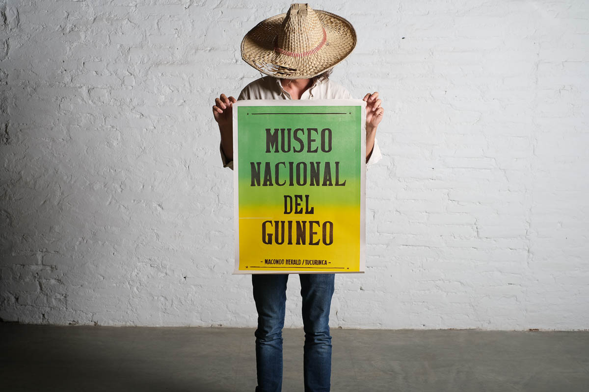 CARTEL MUSEO NACIONAL DEL GUINEO // MACONDO HERALD X TUCURINCA